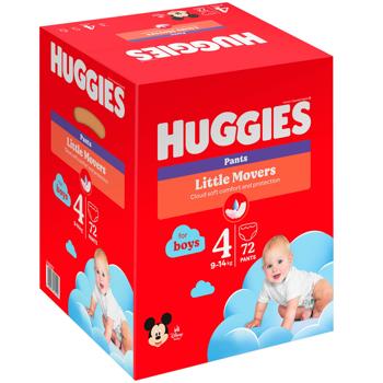 Підгузки-трусики Huggies для хлопчиків 4 9-14кг 72шт/уп - купити, ціни на - фото 2