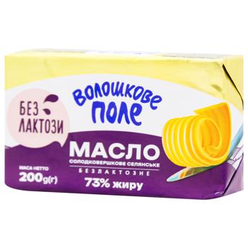 Масло Волошкове Поле Селянське безлактозне 73% 180г - купити, ціни на КОСМОС - фото 1