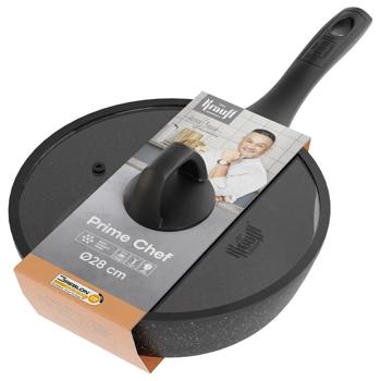 Krauff Frying Pan with Glass Lid 28cm 25-45-225 - buy, prices for - photo 3