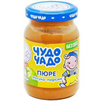Пюре Чудо-Чадо Персик-яблуко 170г - купити, ціни на КОСМОС - фото 1