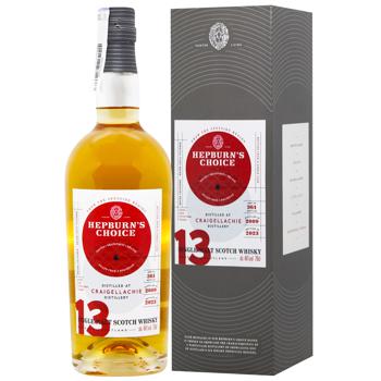 Віскі Hepburn's Choice Craigellachie 13 років 46% 0,7л - купити, ціни на WINETIME - фото 1