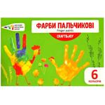 Gamma Finger Paints 6 colors 240ml