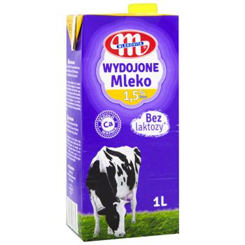 Молоко Mlekovita безлактозное 1,5% 1л - купить, цены на Таврия В - фото 2