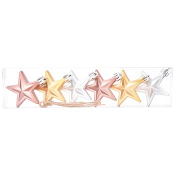 Actuel Set of Stars 5.5cm 6pcs