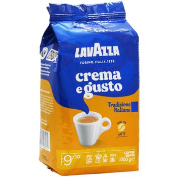 Кофе в зернах Lavazza Crema e Gusto Tradizione Italiana 1кг - купить, цены на Auchan - фото 3