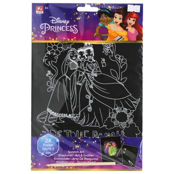 Disney Princess Scratch Art Set 2pcs 26*19.5cm - buy, prices for MegaMarket - photo 1