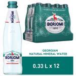 Borjomi Sparkling Mineral Water glass bottle 0.33l