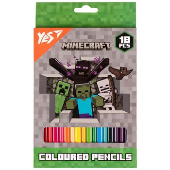 Yes Minecraft Heroes Colored Pencils 18 Colors - buy, prices for Ideal - photo 1