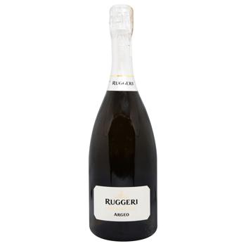 Вино игристое Ruggeri Argeo Prosecco Spumante белое брют 11% 0,75л - купить, цены на МегаМаркет - фото 1