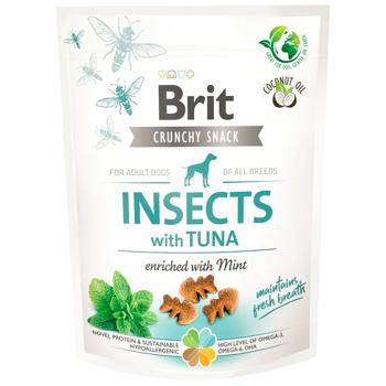 Brit Care Crunchy Cracker Dog Snack with Insects, Tuna and Mint for Fresh Breath 200g - buy, prices for MasterZoo - photo 1