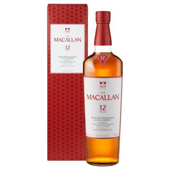Віскі The Macallan Sherry Cask 12 років 40% 0,7л - купити, ціни на WINETIME - фото 1
