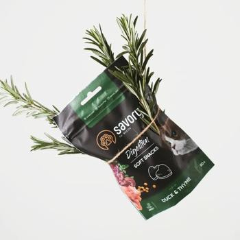 Savory Snack for Cats with Duck and Thyme for Sensitive Digestion 50g - buy, prices for - photo 3