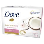 Крем-мило тверде Dove кокосове молочко і пелюстки жасмину 135г