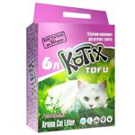 Наполнитель гигиенический Kotix Tofu Lavender для кошек 6л