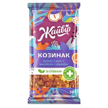 Jaivir Assorted Kozinak with Almonds on Fructose with Stevia 50g - buy, prices for COSMOS - photo 1