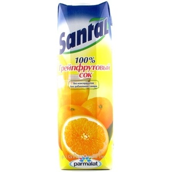 Juice Santal grapefruit 1000ml tetra pak - buy, prices for NOVUS - photo 2