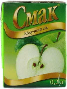 Juice Smak apple 200ml tetra pak - buy, prices for MegaMarket - photo 1