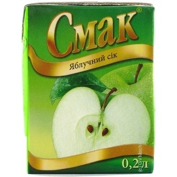Сік Смак яблучний 0.2л х27 купить, цены на МегаМаркет - фото 5