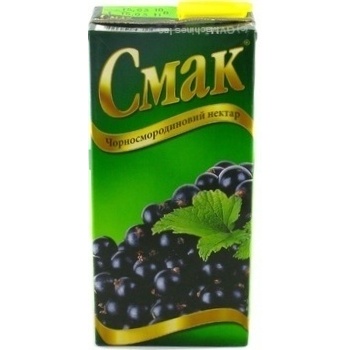 Reconstituted nectar with sugar Smak blackcurrant tetra pak 1000ml Ukraine - buy, prices for MegaMarket - photo 2