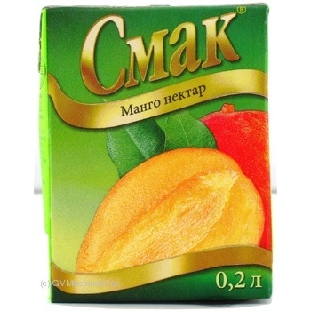Nectar Smak mango 200ml tetra pak Ukraine - buy, prices for MegaMarket - photo 1