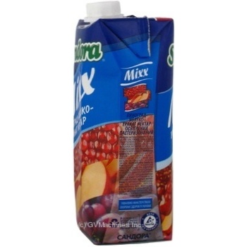 Clarified pasteurized nectar Sandora grape-apple-pomegranate tetra pak 500ml Ukraine - buy, prices for - photo 5