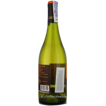 Wine chardonnay Concha y toro Sunrise 13% 750ml glass bottle Chili - buy, prices for NOVUS - photo 4