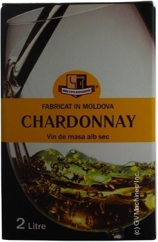 Wine chardonnay Colusvin white dry 13% 2000ml tetra pak Moldova - buy, prices for MegaMarket - photo 1