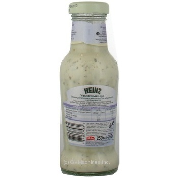 Sauce Heinz Garlic sauce garlic 260g glass jar - buy, prices for MegaMarket - photo 2