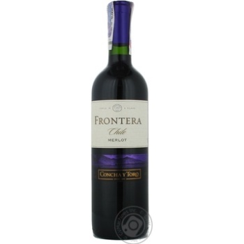 Frontera Merlot red dry wine 12.5% 0,75 - buy, prices for MegaMarket - photo 5