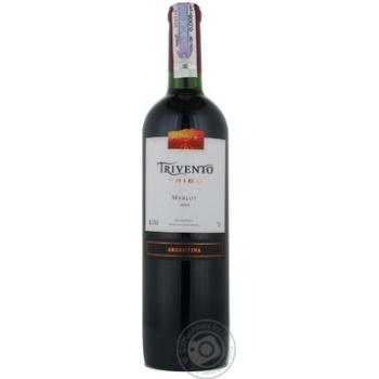 Wine merlot Trivento red dry 14% 2009year 750ml glass bottle Argentina - buy, prices for MegaMarket - photo 5