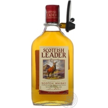 Whiskey Scottish leader 40% 350ml glass bottle Scotland England - buy, prices for NOVUS - photo 1