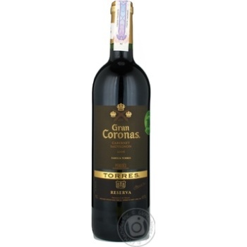 Вино Torres Gran Coronas червоне сухе 0.75л х6 купить, цены на МегаМаркет - фото 2