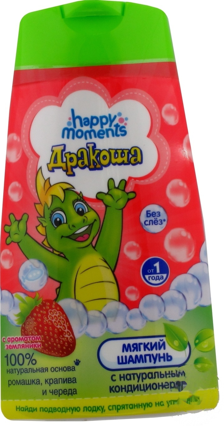 

Шампунь Happy Moments Дракоша с земляникой для детей 240мл