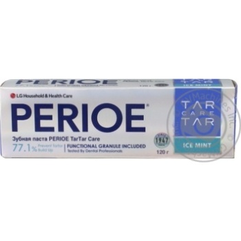 Зубна паста Perioe TarTar Care освіжаюча м`ята120г купити, ціни на МегаМаркет - фото 3