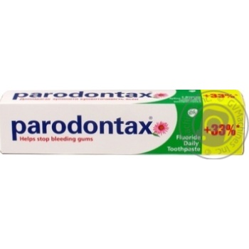 Зубна паста Parodontax Фтор 100мл купити, ціни на МегаМаркет - фото 1