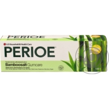 Зубна паста Perioe Bambosalt Профілактика ясен 120г купить, цены на МегаМаркет - фото 1
