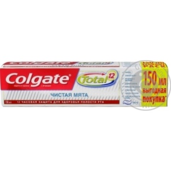 toothpaste colgate total12 mint 150ml China - buy, prices for - photo 5