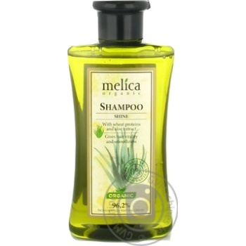 Шампунь Melica organic для блиску волосся 300мл купити, ціни на МегаМаркет - фото 1