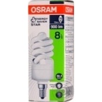 Лампа енергозберігаюча Osram 15Вт, 840, E14 Китай