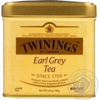 Twinings Earl grey black tea 100g - buy, prices for MegaMarket - photo 2