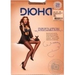 Duna 126 1000 Beige Women's Tights Size 5