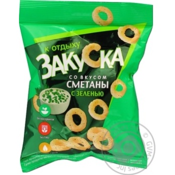 Snack Avk with taste of sour cream 35g - buy, prices for MegaMarket - photo 1
