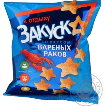 Закуска АВК до відпочинку зі смаком варених раків 35г купити, ціни на МегаМаркет - фото 1
