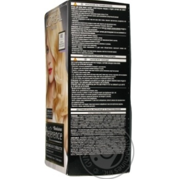 Краска для волос L'oreal Recital Preference №01 Светло-светло-русый натуральный купить, цены на МегаМаркет - фото 3