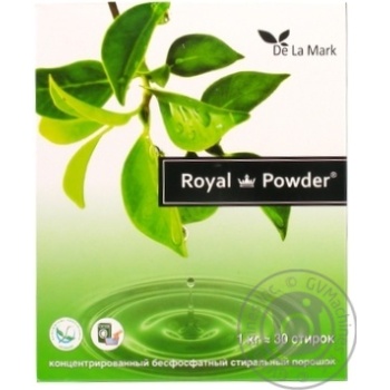 Порошок стиральный De La Mark Royal Powder универсальный концентрированный бесфосфатный 1кг купить, цены на МегаМаркет - фото 6