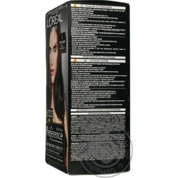 Краска для волос L’Oreal Recital Preference 3 Бразилия темно-каштановый купить, цены на МегаМаркет - фото 2