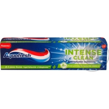 Зубная паста Aquafresh Интенсивное очищение Длительная свежесть 75мл купить, цены на МегаМаркет - фото 1
