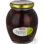 Оливки Milatos Kаламата з/к с/б 350г х12