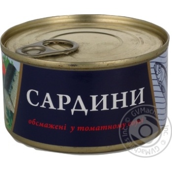Сардини Fish line обсмажені в томатному соусі 240г - купити, ціни на - фото 1