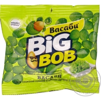 Арахис Big Bob в оболочке васаби 30г купить, цены на МегаМаркет - фото 2
